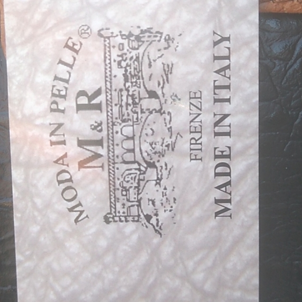 M & R MODA IN PELLE FIRENZE PURSE - Picture 10 of 12